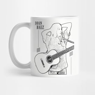 Joan baez // 80s Mug